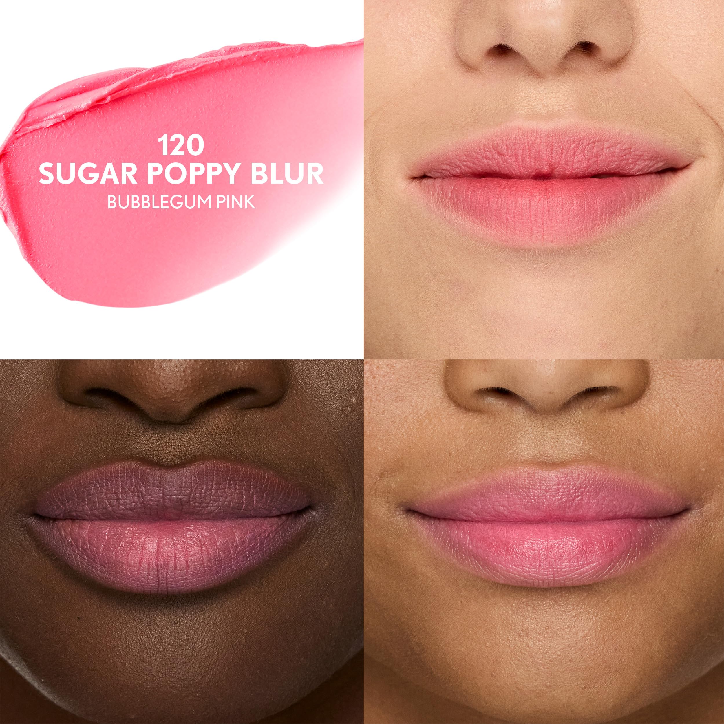Foto 3 pulgar | Lápiz Labial Covergirl Clean Fresh Yummy Blur 120 Sugar Poppy Blur - Venta Internacional.