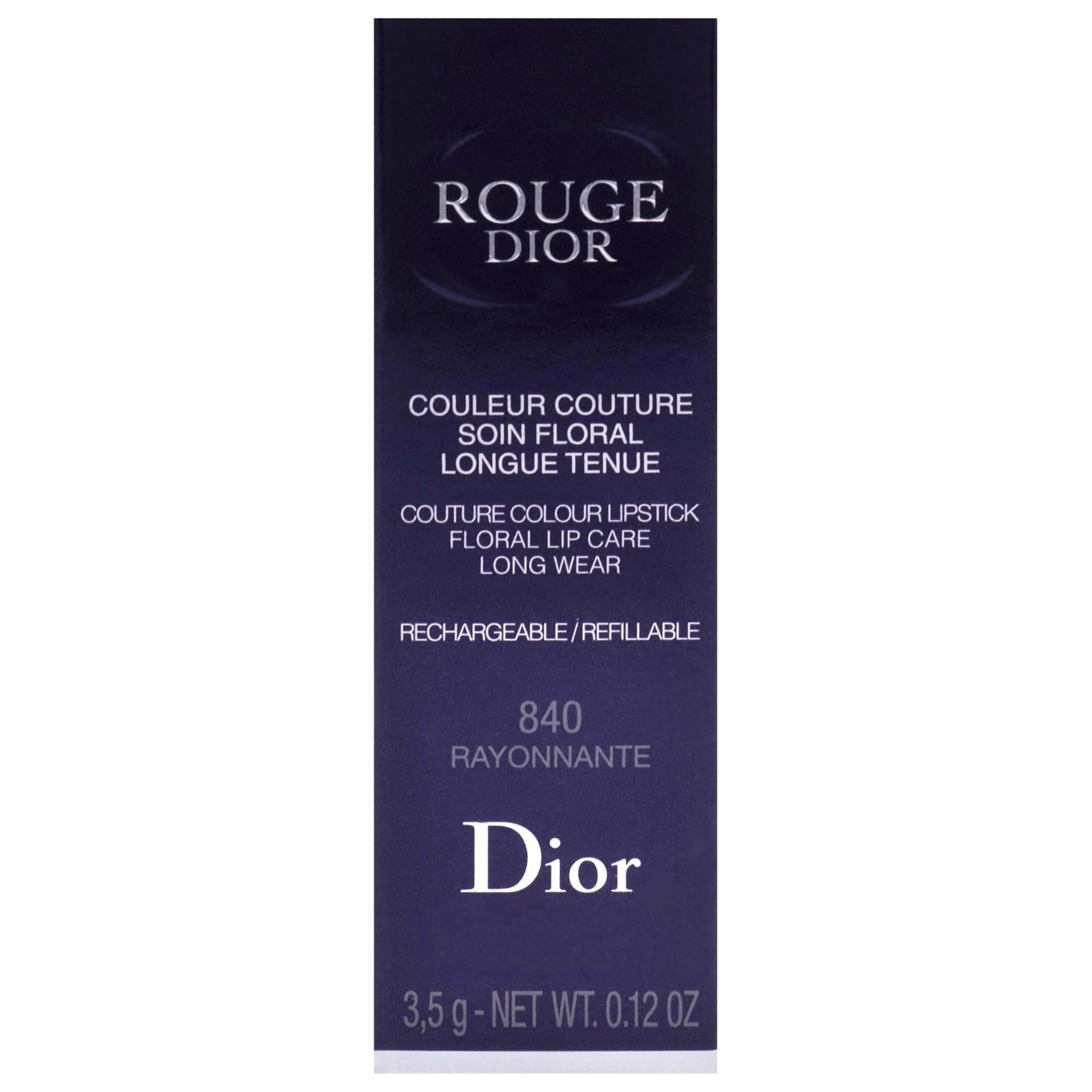 Foto 6 pulgar | Lápiz Labial Dior Rouge Refillable 840 Rayonnante (velvet) Multi - Venta Internacional.
