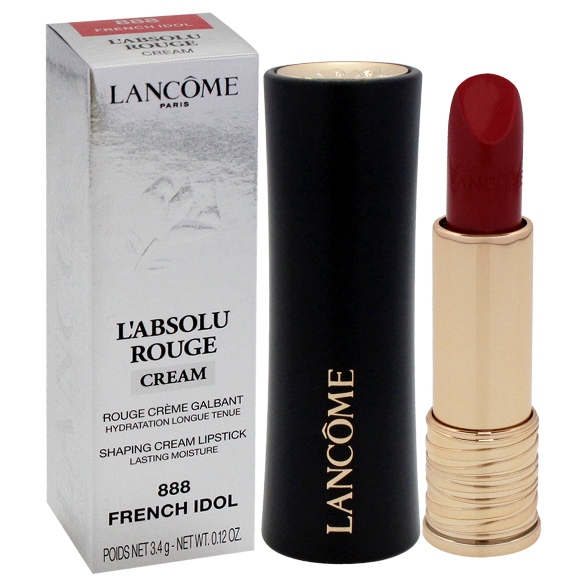 Foto 4 pulgar | Lápiz Labial Lancome Labsolu Rouge Cream 888 French Idol 3.5 Ml - Venta Internacional.