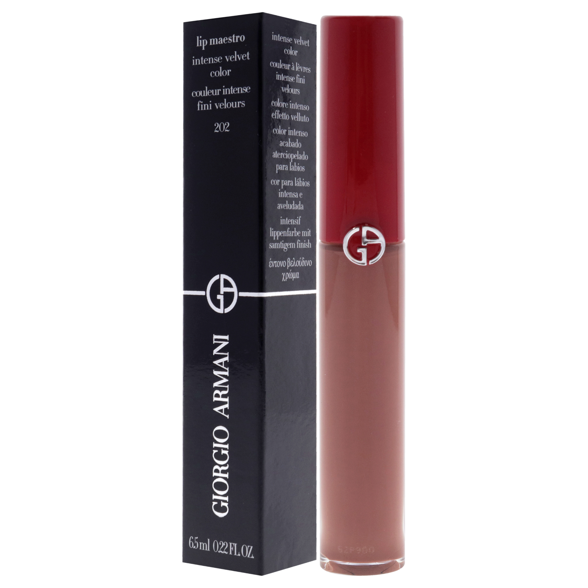 Foto 5 pulgar | Lápiz Labial Giorgio Armani Lip Maestro Intense Velvet 202 6.5 Ml - Venta Internacional.