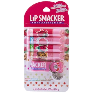 Foto 1 | Set De Bálsamo Labial Lip Smacker Flavored Con Cordón Rosa Para Niños X4 - Venta Internacional.