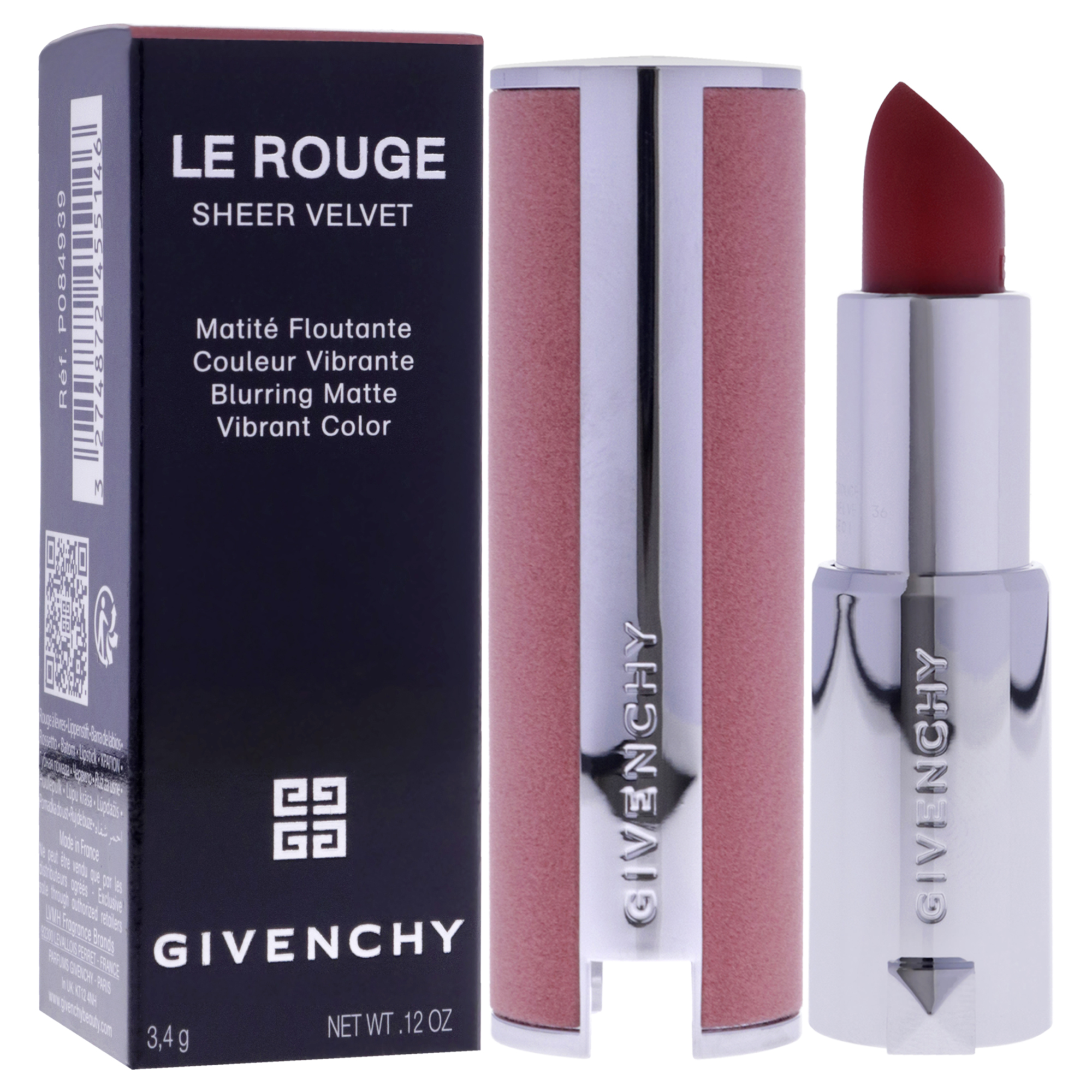 Foto 4 pulgar | Lápiz Labial Givenchy Le Rouge 36 L Interdit Recargable 3,5 Ml - Venta Internacional.