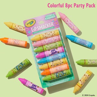 Foto 3 | Bálsamo Labial Lip Smacker Crayola Party Pack X8, Hidratante - Venta Internacional.
