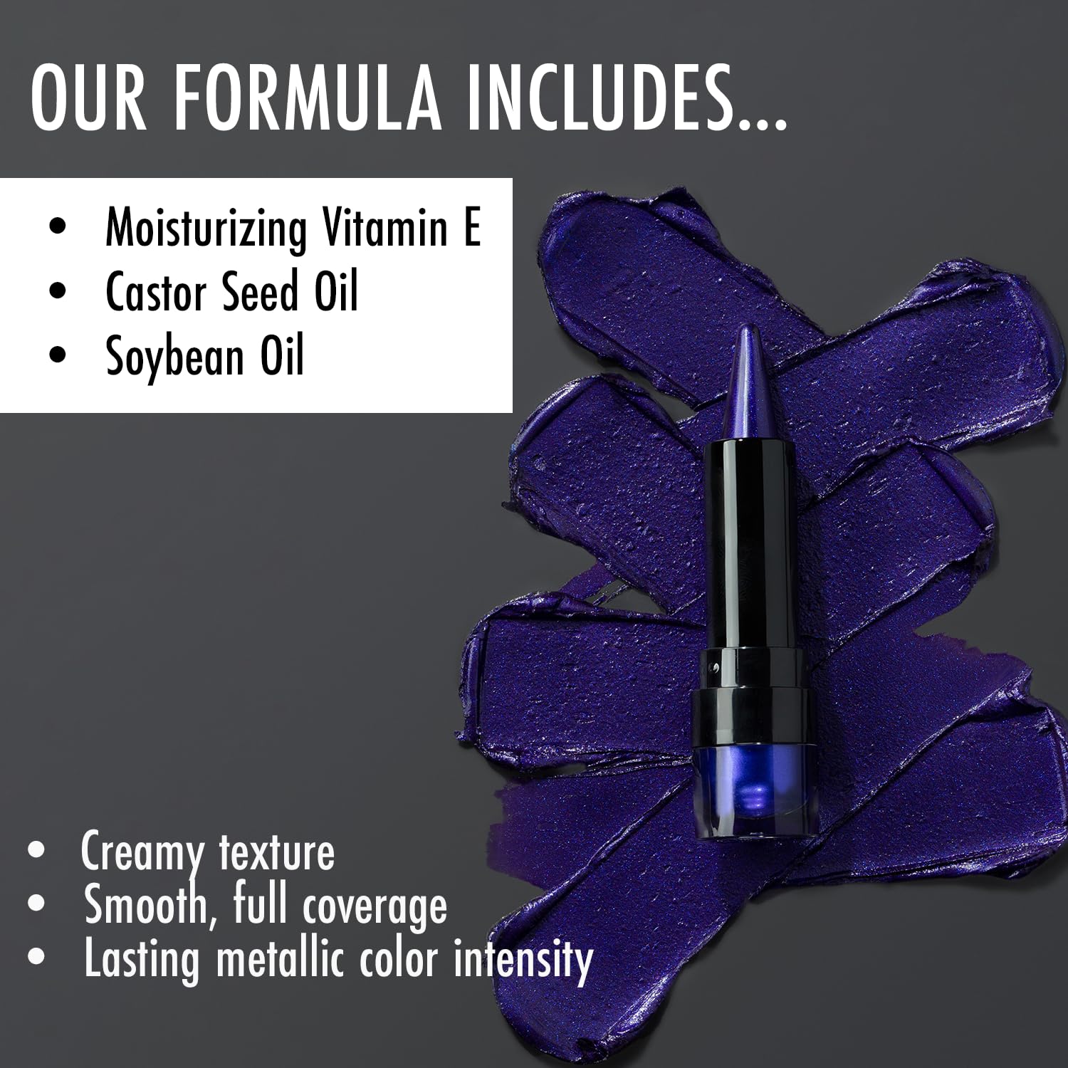 Foto 3 pulgar | Lápiz Labial Black Radiance Metalicious Metallic Magnetic Sapphire - Venta Internacional.