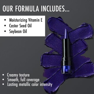 Foto 2 | Lápiz Labial Black Radiance Metalicious Metallic Magnetic Sapphire - Venta Internacional.