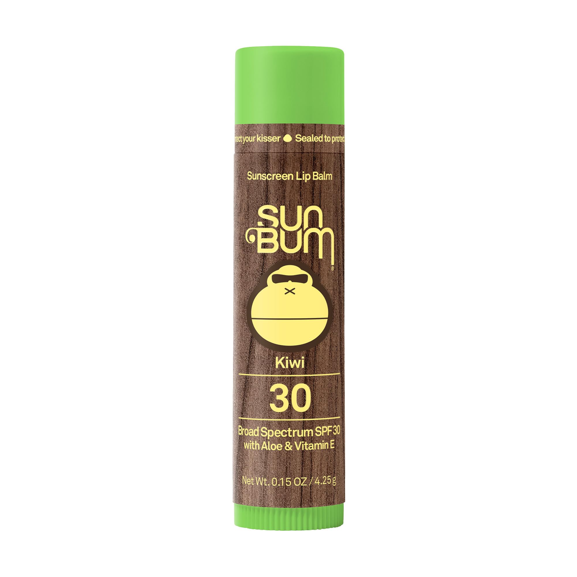 Bálsamo Labial Con Protección Solar Sun Bum Spf 30, Sabor A Kiwi, 4,25 Ml - Venta Internacional. $297