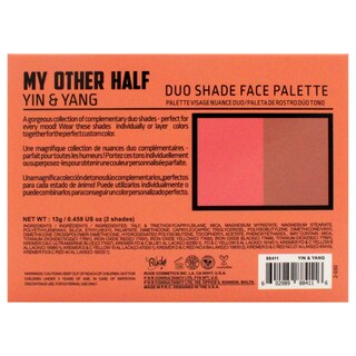 Foto 7 | Paleta Facial Rude My Other Half Duo Shade Yin And Yang - Venta Internacional.