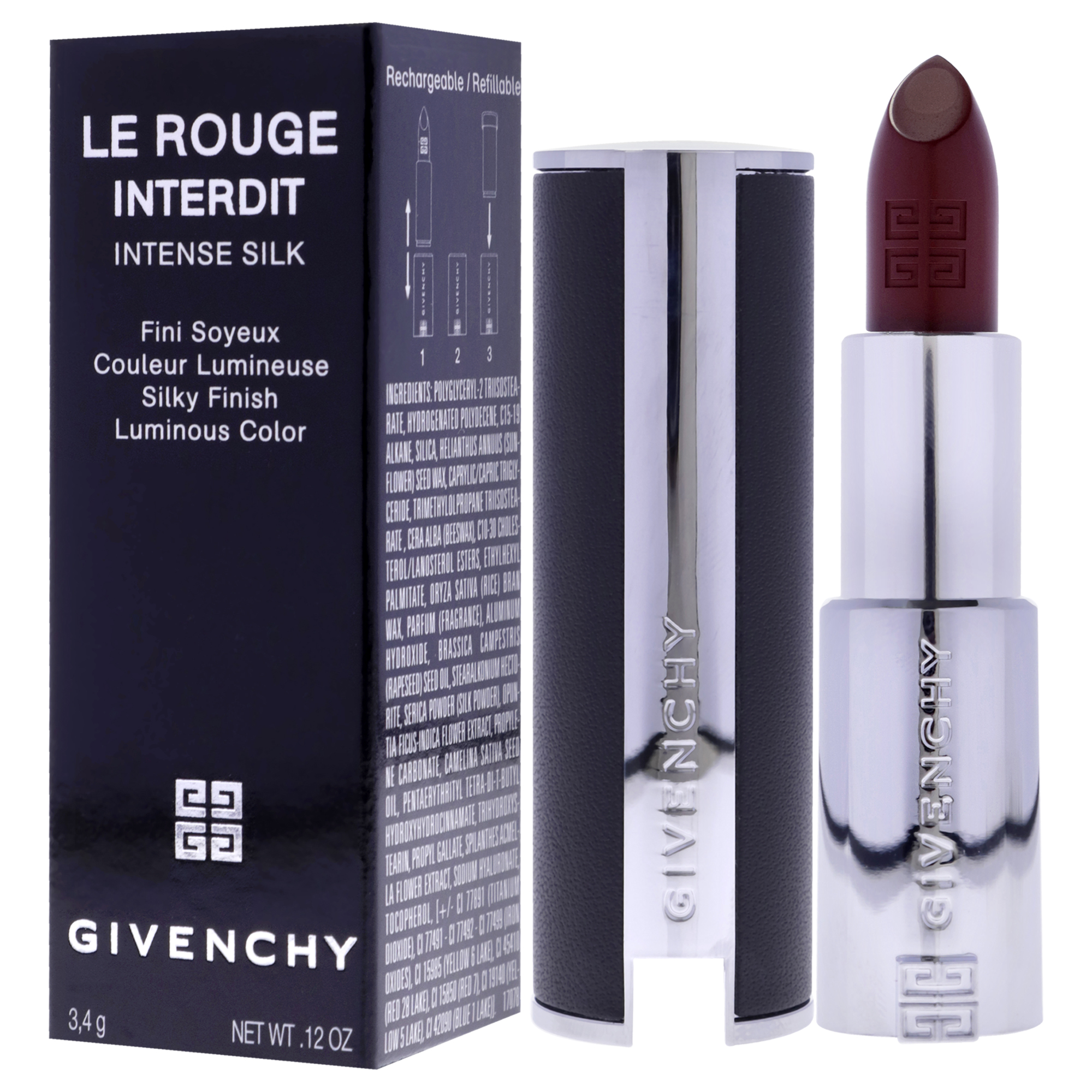 Foto 5 pulgar | Lápiz Labial Givenchy Le Rouge 117 Rouge Recargable De 3,5 Ml - Venta Internacional.