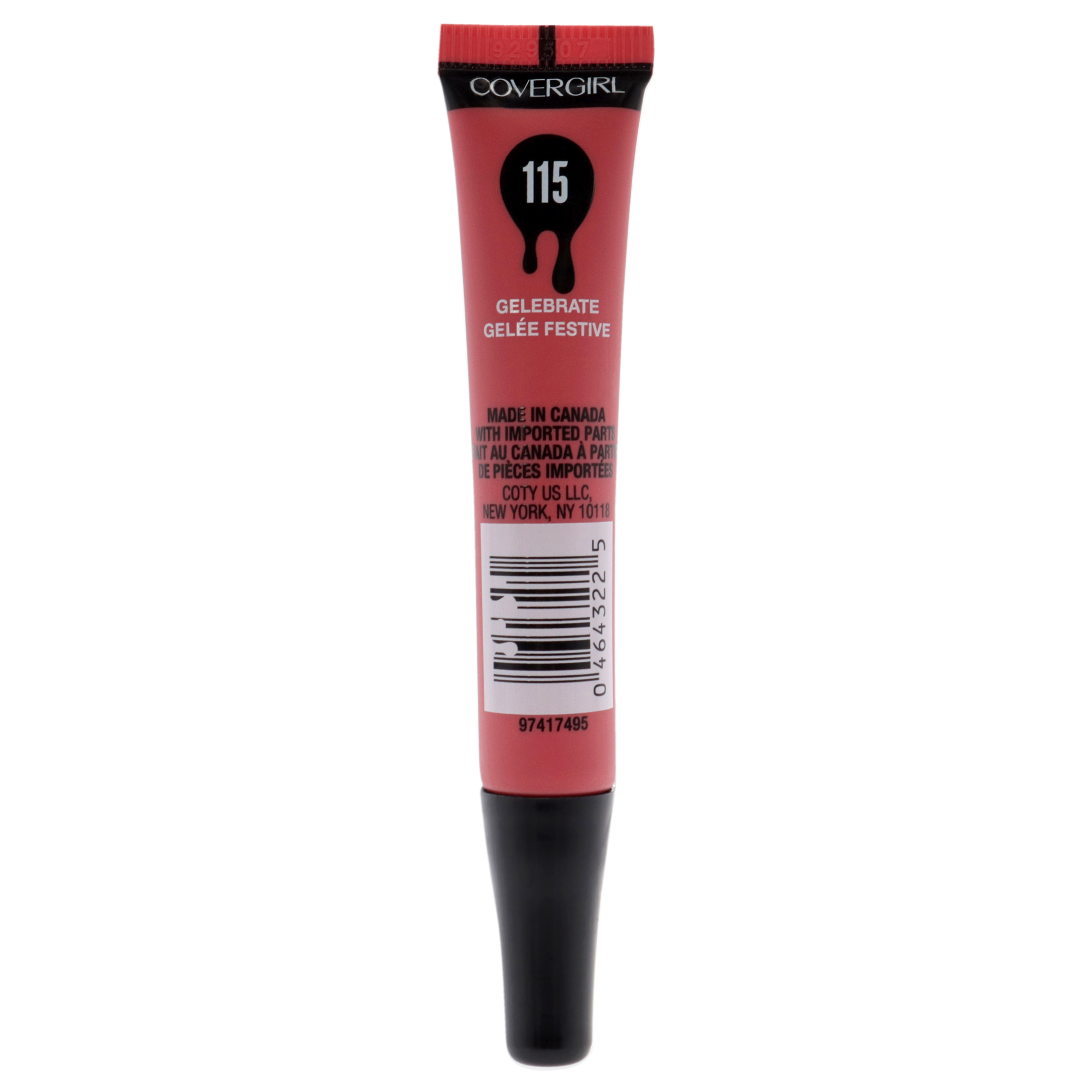 Foto 3 pulgar | Lápiz Labial Líquido Covergirl Melting Pout 115 Gelebrate 8 Ml - Venta Internacional.