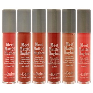 Foto 2 | Set De Lápiz Labial Líquido The Balm Meet Matte Hughes, 6 Unidades, Para Mujer - Venta Internacional.