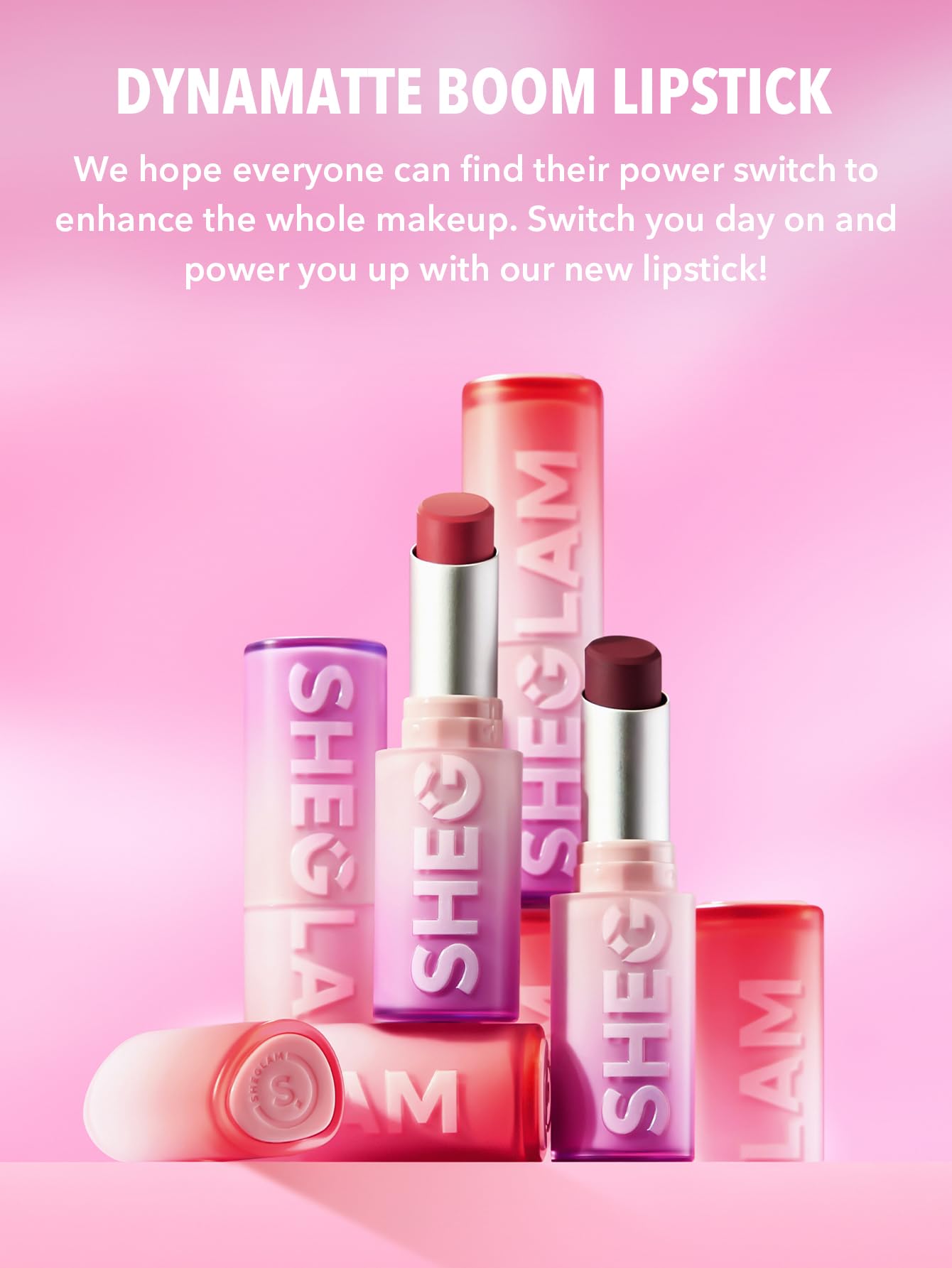 Foto 7 | Lápiz Labial Sheglam Dynamatte Boom, Resistente Al Agua, Mate, De Larga Duración - Venta Internacional.