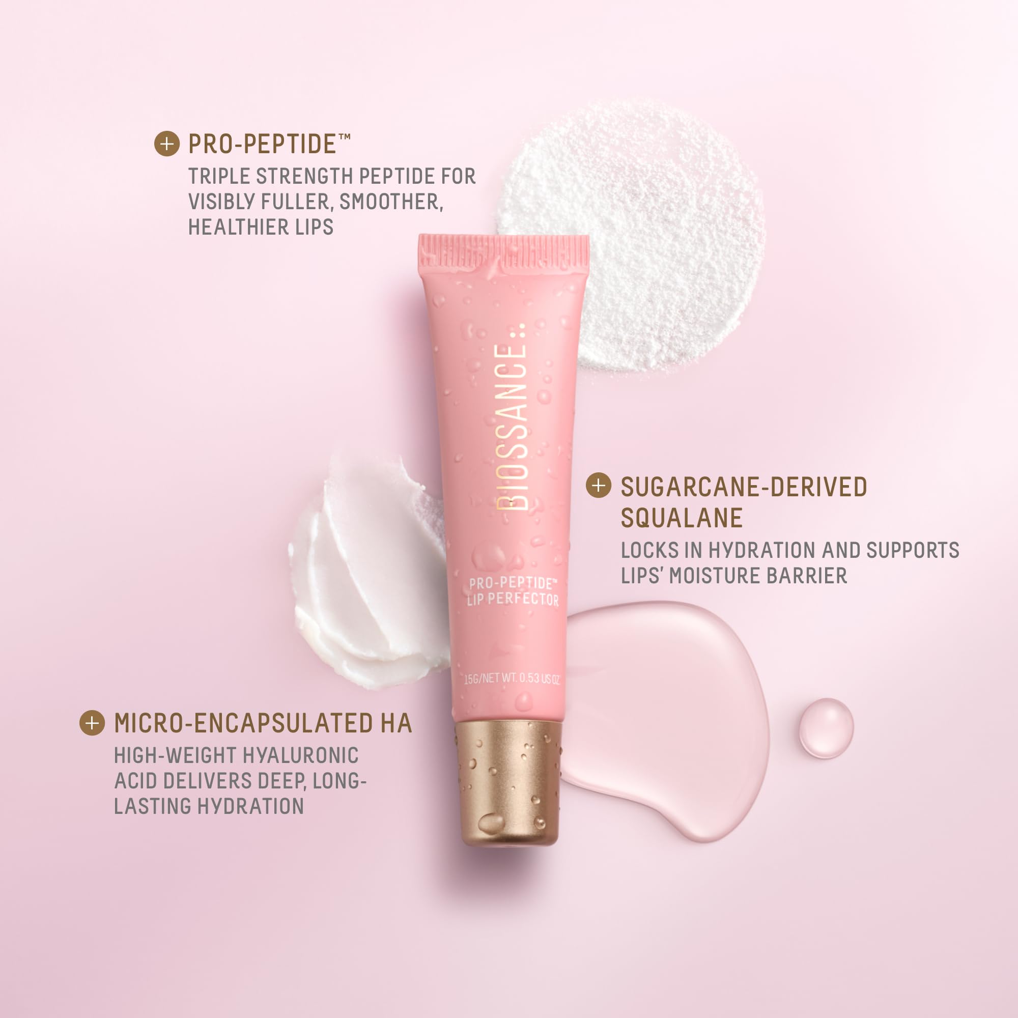 Foto 4 pulgar | Tratamiento Labial Biossance Pro-peptidetm Lip Perfector Pink - Venta Internacional.