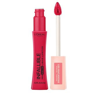 Foto 1 | Lápiz Labial L'oreal Paris Infallible Pro Matte Les Macarons Framboise Frenzy, 6,2 Ml - Venta Internacional.
