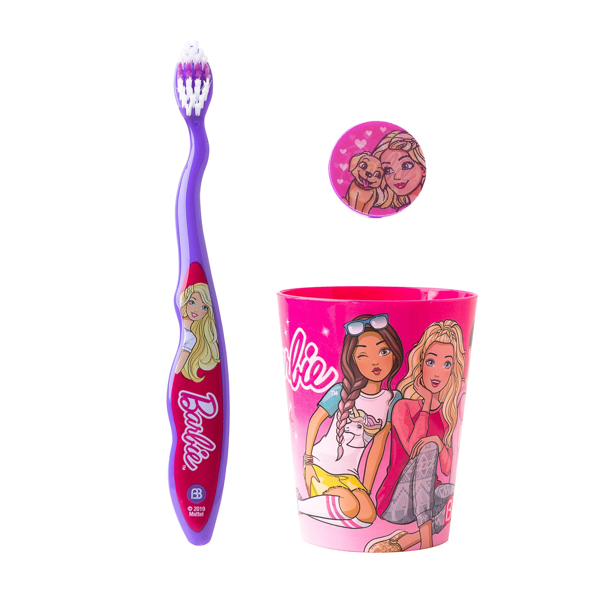 Foto 4 pulgar | Set De Cepillos De Dientes Barbie B4rbie De 3 Piezas Para Niñas - Venta Internacional.