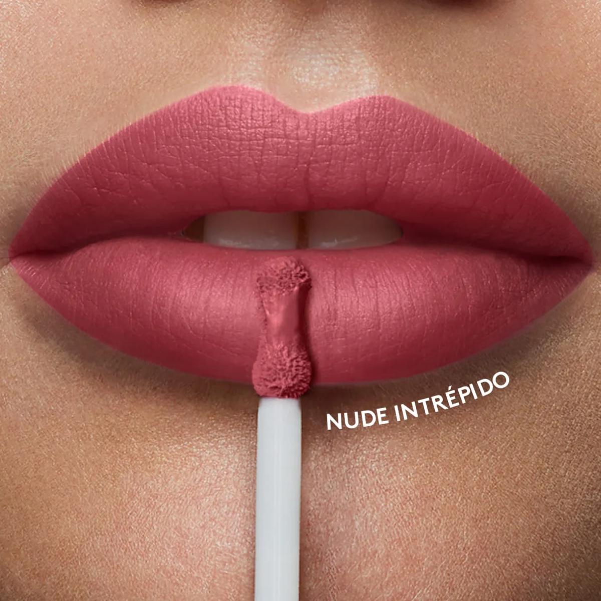 Foto 4 pulgar | Labial Líquido Hidracolor Matte - Nude Intrépido Ésika 6ml