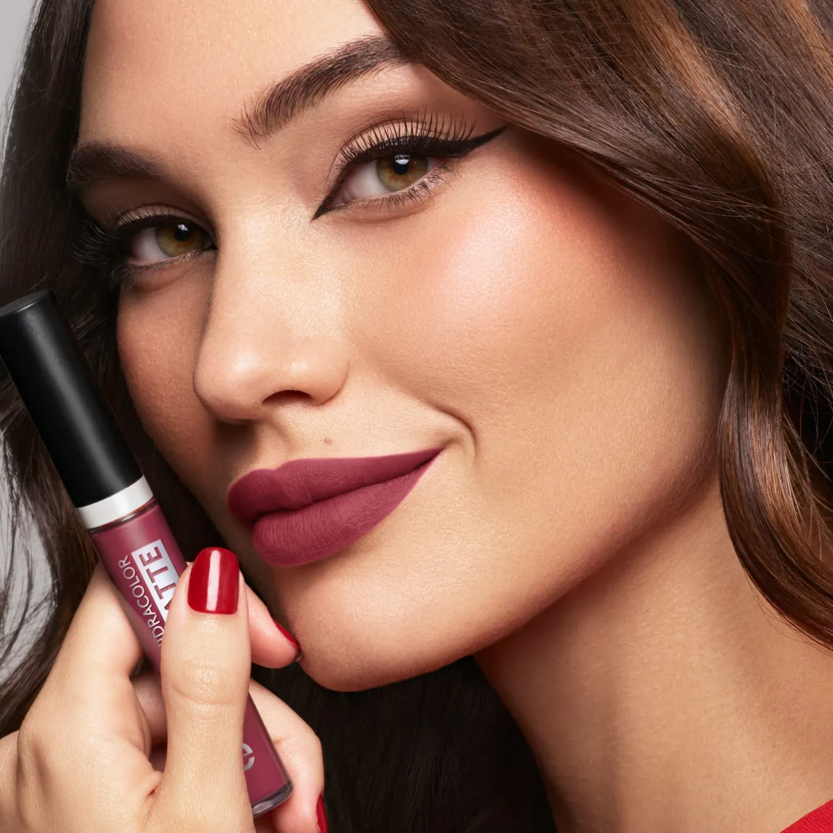 Foto 5 pulgar | Labial Líquido Hidracolor Matte - Nude Intrépido Ésika 6ml