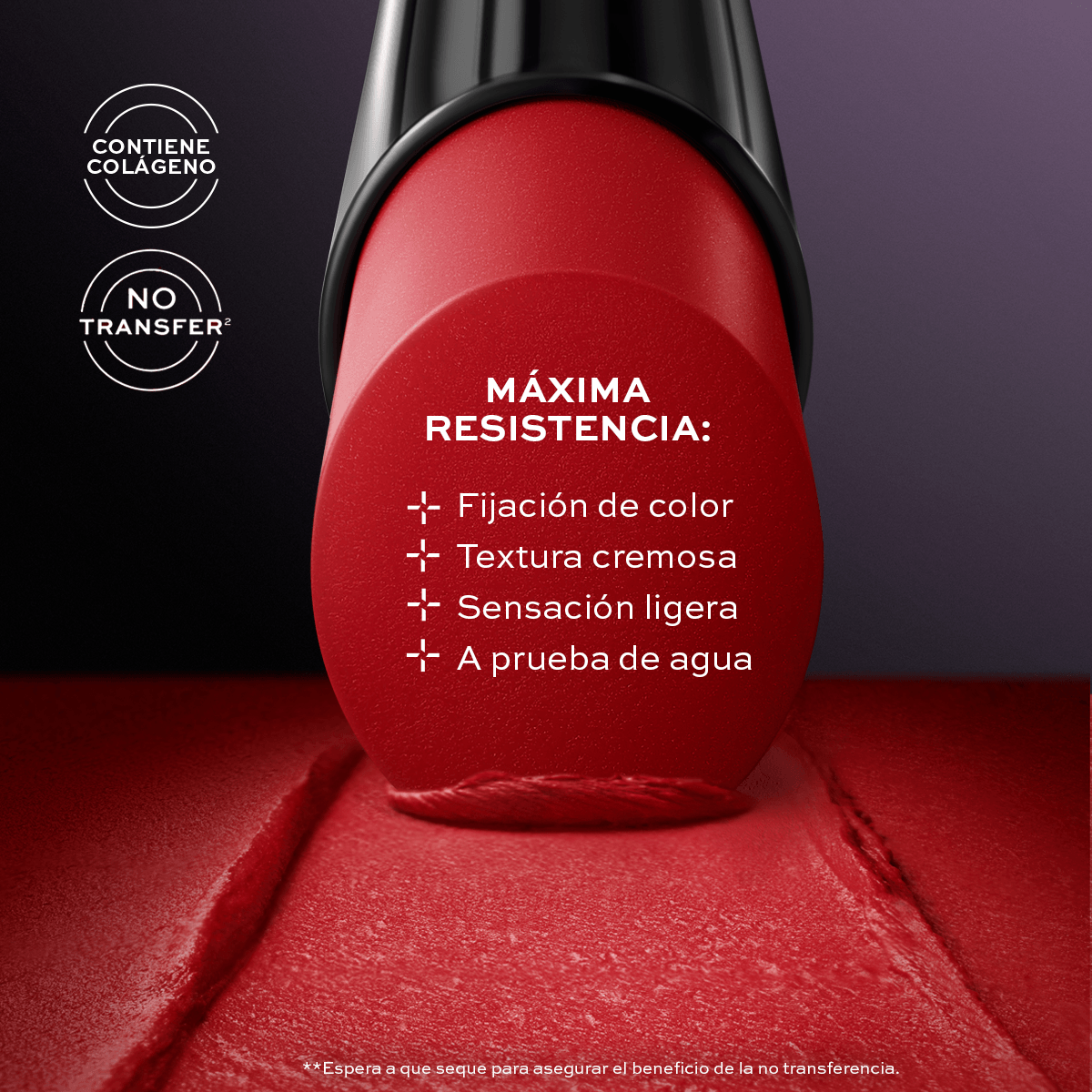 Foto 5 pulgar | Labial Forever Barra Color Rosé Intense L'bel 2g