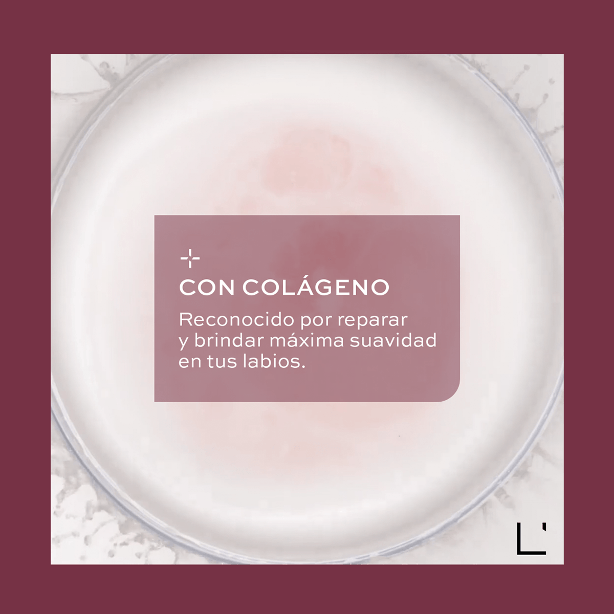 Foto 6 pulgar | Labial Forever Barra Color Rosé Intense L'bel 2g