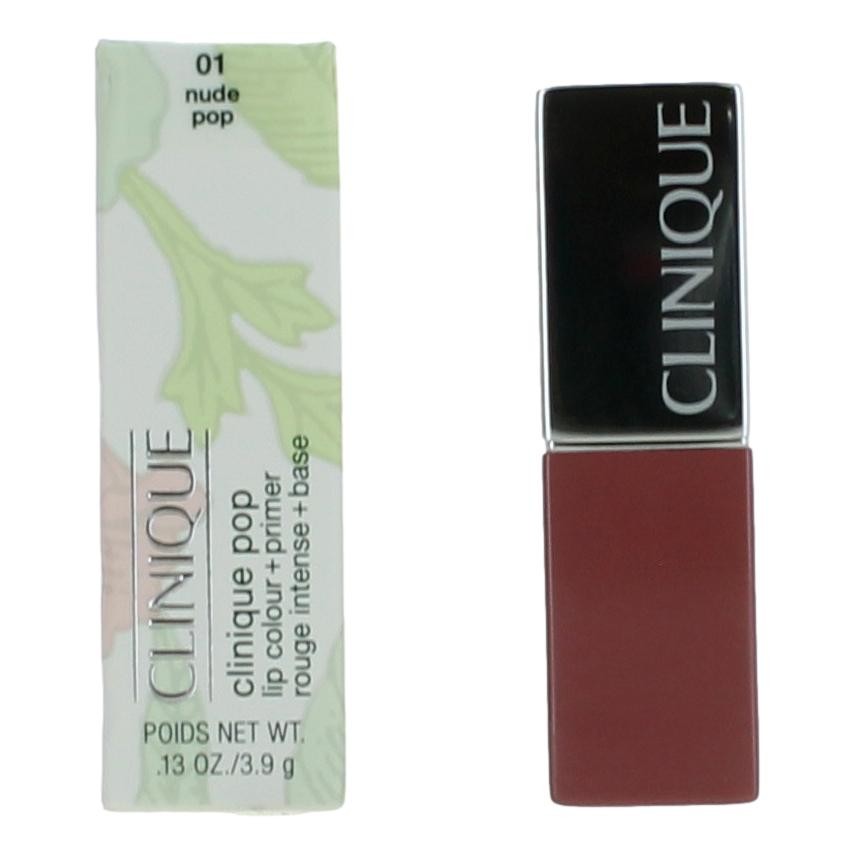 Lip Colour + Primer Clinique Pop 01 Nude Pop, 4 Ml - Venta Internacional.