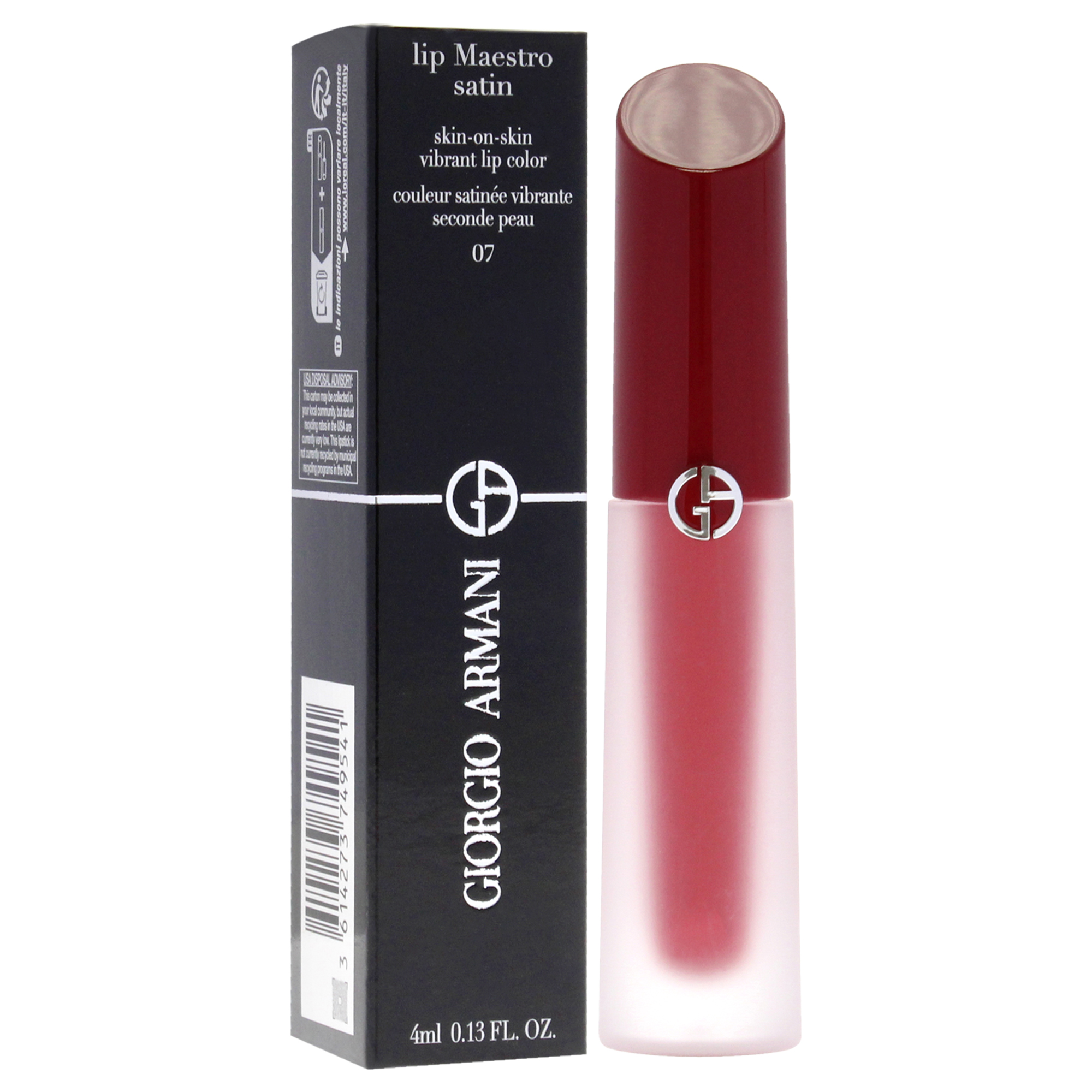 Foto 4 pulgar | Lápiz Labial Giorgio Armani Lip Maestro 07 Opening Night, 4 Ml - Venta Internacional.