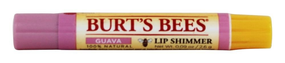 Lip Shimmer Burt's Bees Guayaba, 2,6 Ml, 100% Natural, Paquete De 5 - Venta Internacional.