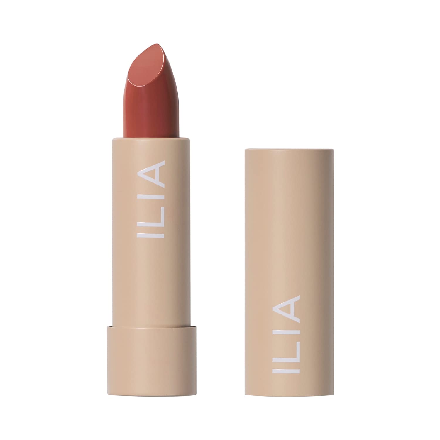 Lápiz Labial Ilia Color Block Cinnabar, 4 G, Vegano, Libre De Crueldad Animal - Venta Internacional.