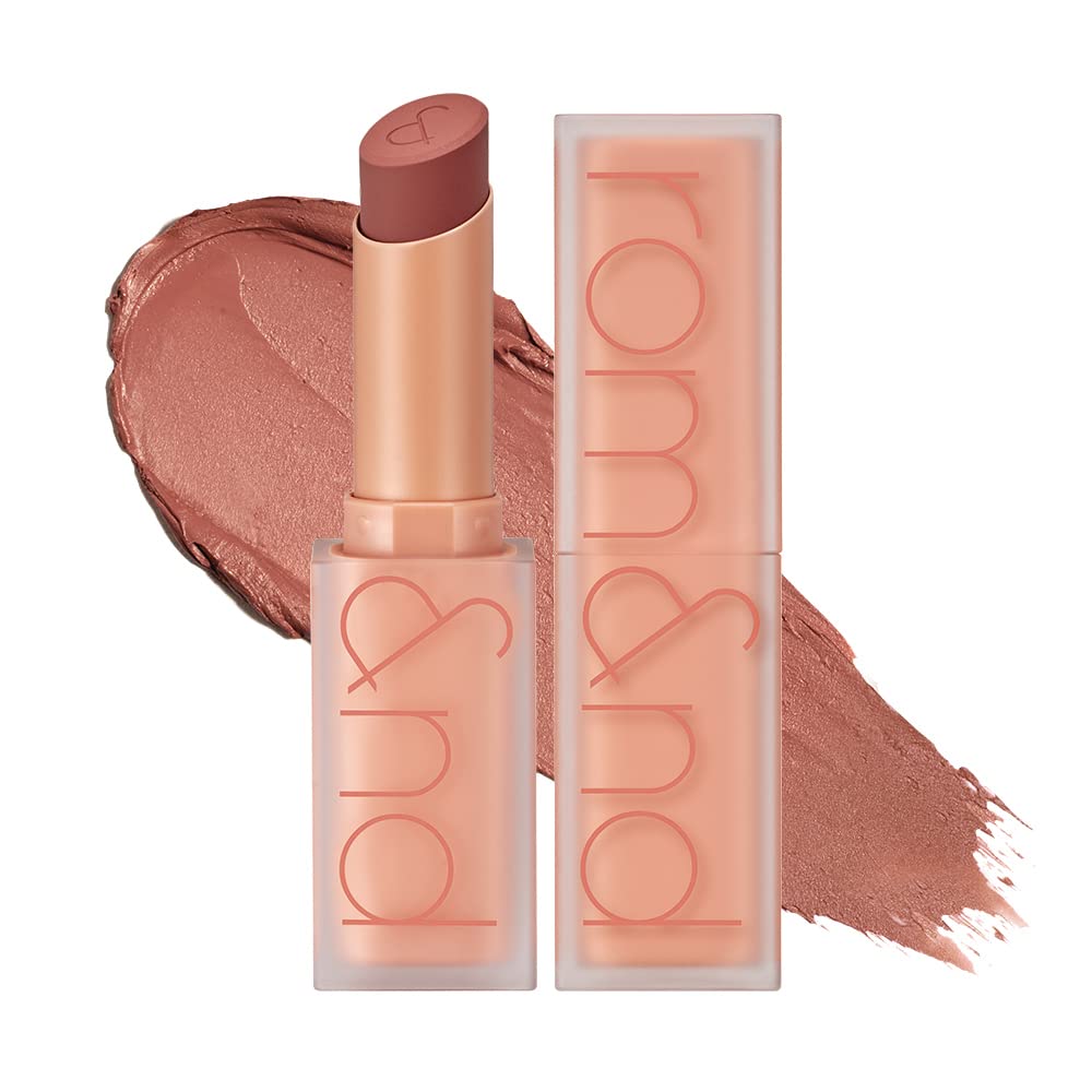 Lápiz Labial Rom&nd Zero Matte 21 Smoked Beige Textura Cremosa - Venta Internacional.