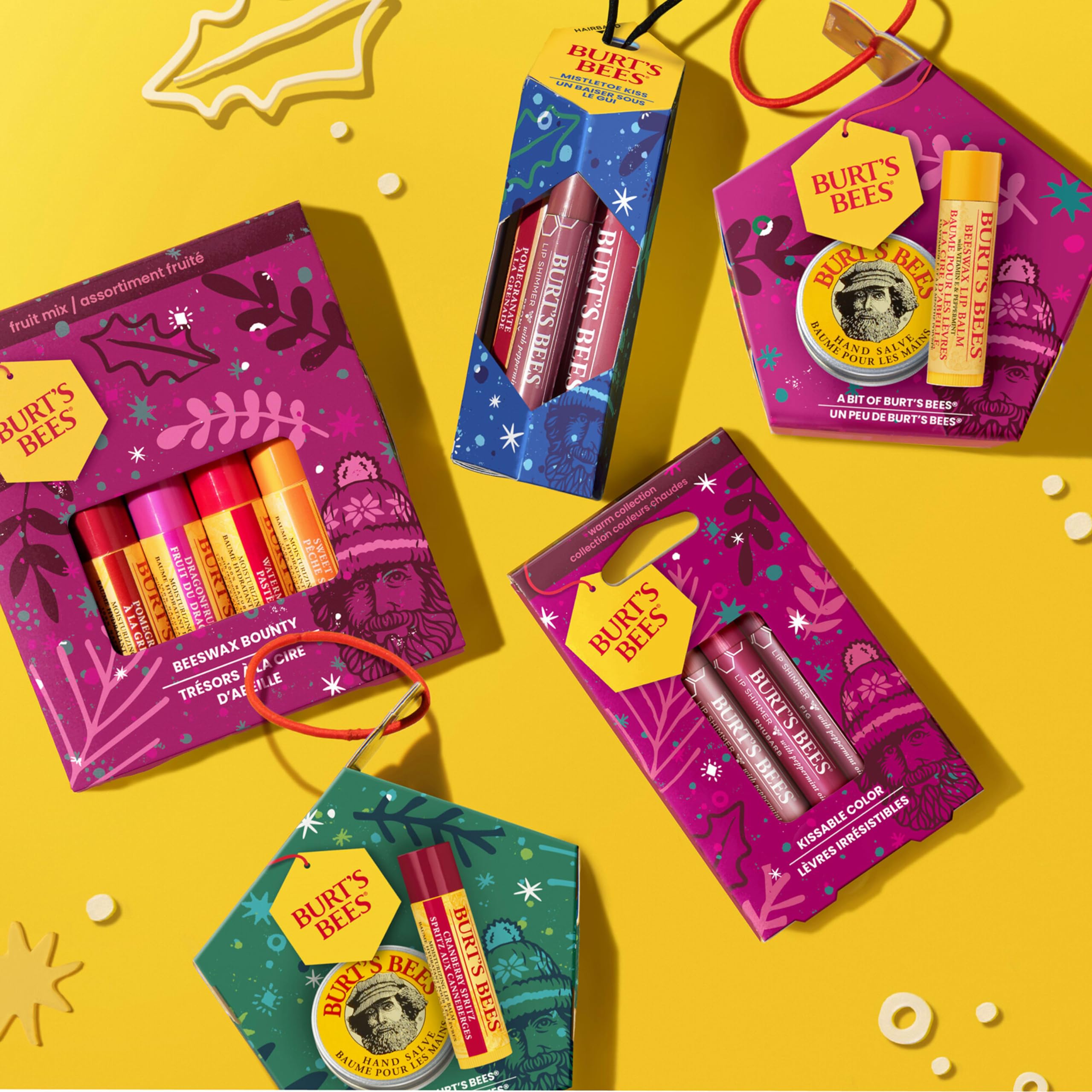 Foto 7 pulgar | Set De Regalo De Bálsamo Labial Burt's Bees Bees Beeswax Bounty Fruit Mix, Paquete De 4 - Venta Internacional.