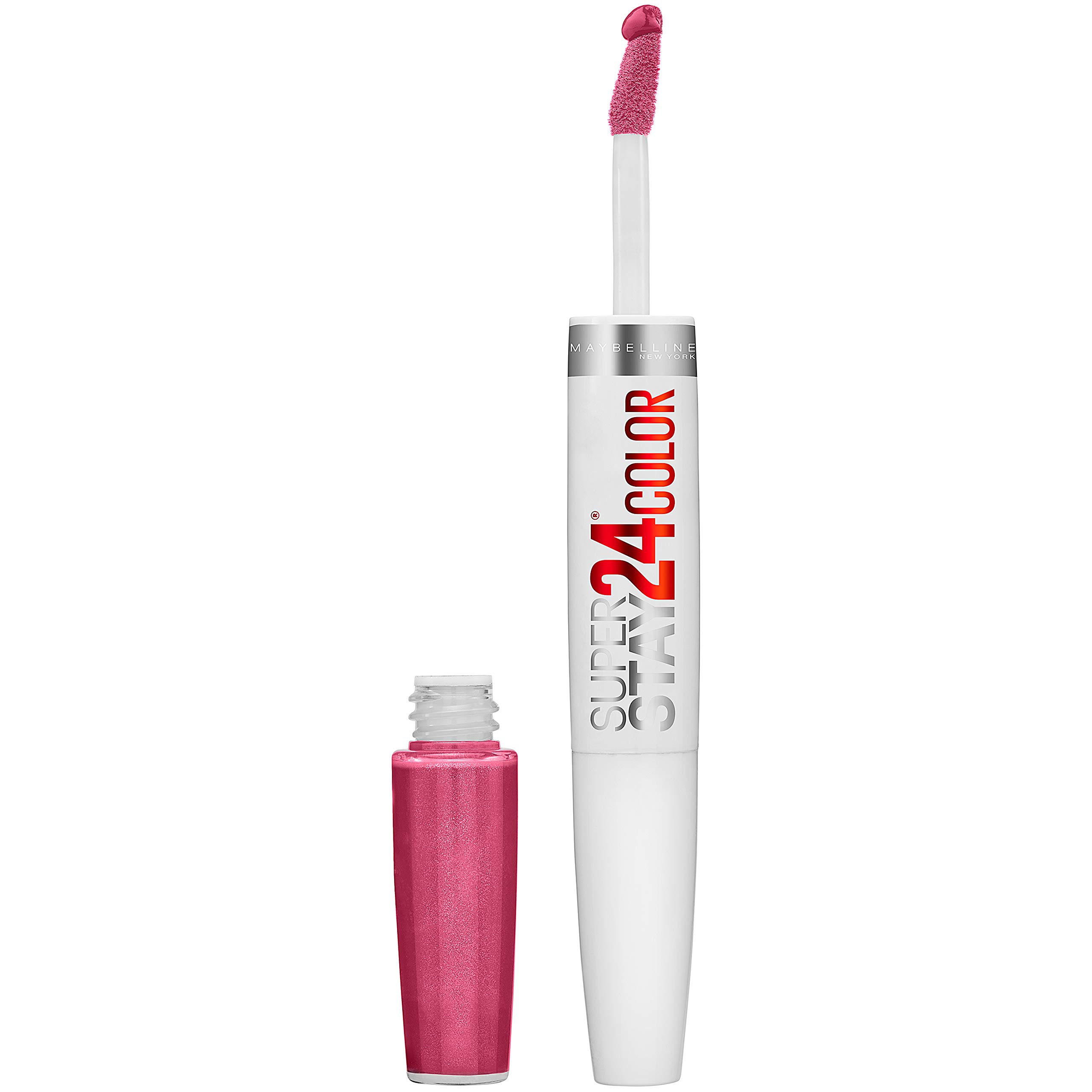 Lápiz Labial Líquido Maybelline Super Stay 24 Wildberry Mauve Pink - Venta Internacional.