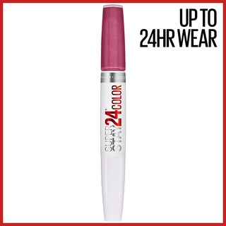 Foto 2 | Lápiz Labial Líquido Maybelline Super Stay 24 Wildberry Mauve Pink - Venta Internacional.