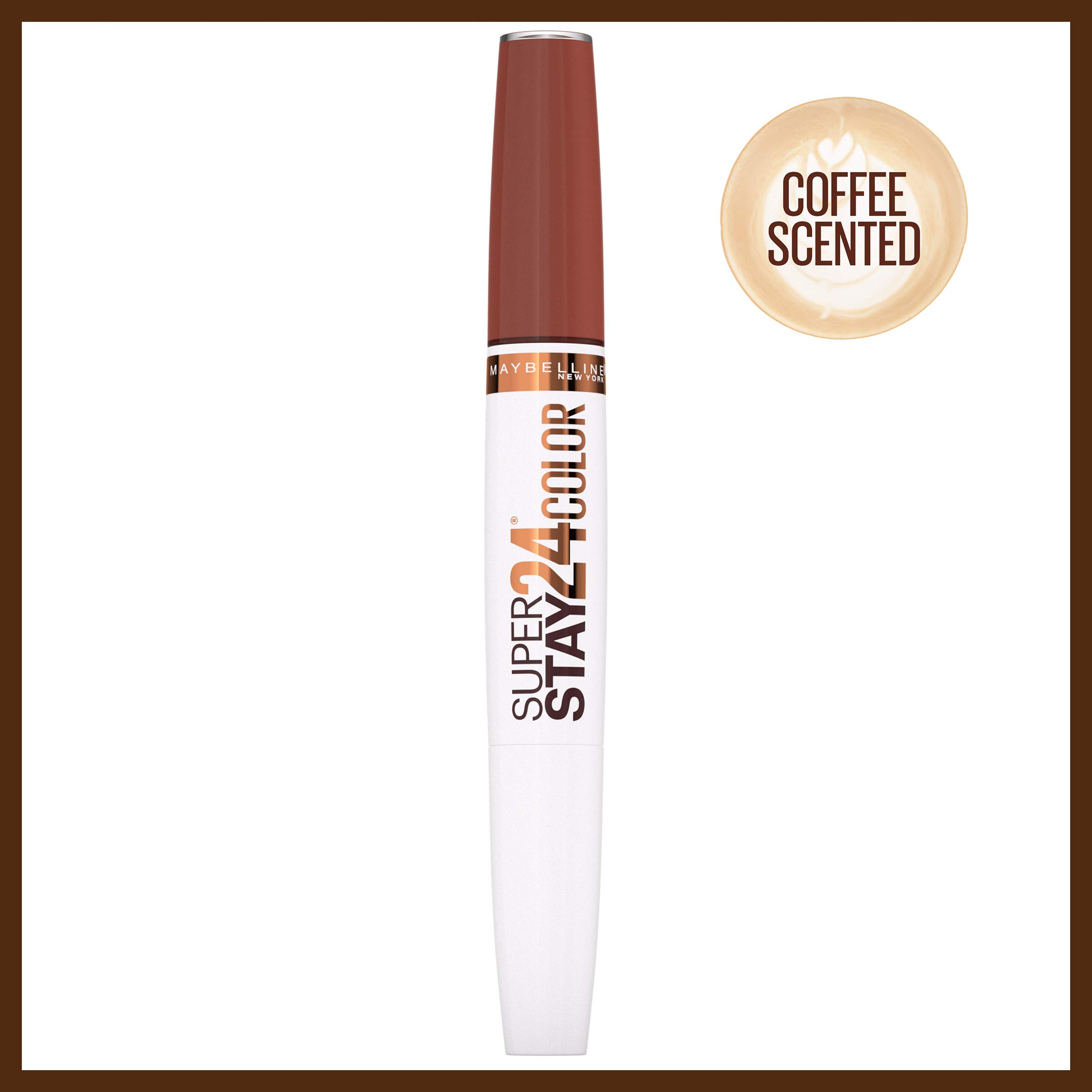 Foto 3 pulgar | Lápiz Labial Maybelline Superstay 24 Coffee Edition Mocha Moves - Venta Internacional.