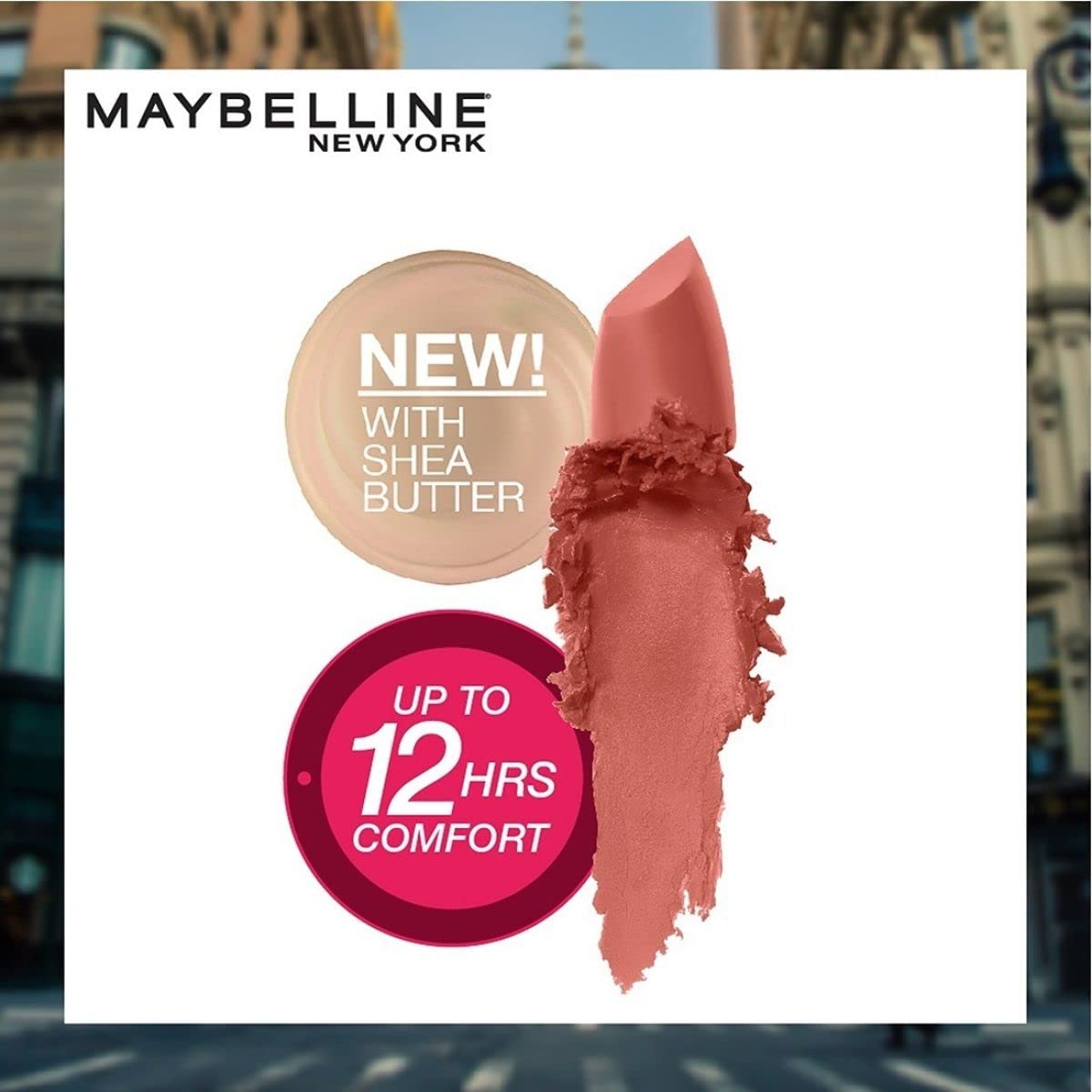 Foto 4 pulgar | Lápiz Labial Maybelline Color Sensational Matte Finish Nuance - Venta Internacional.
