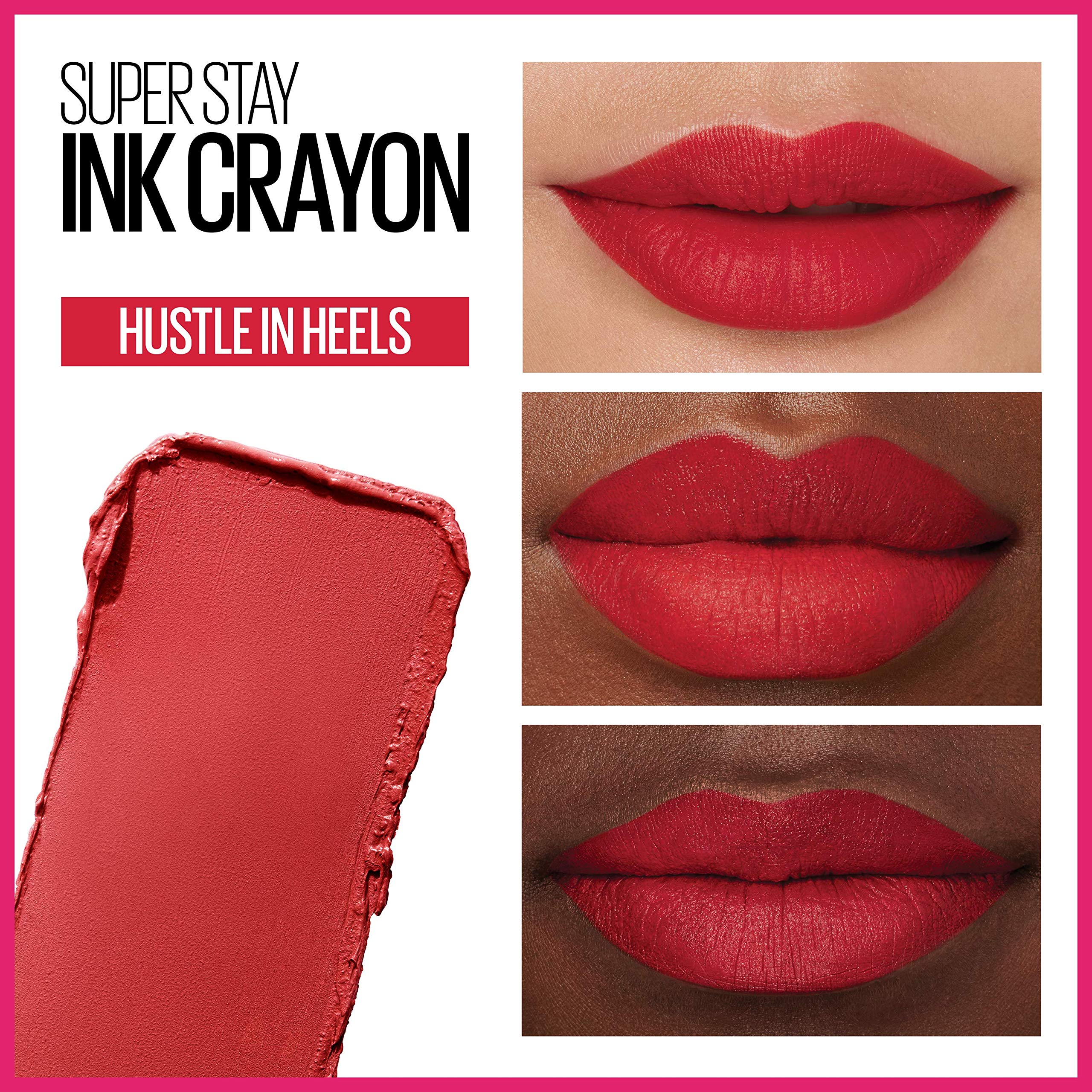 Foto 4 pulgar | Lápiz Labial Maybelline Super Stay Ink Crayon Hustle In Heels - Venta Internacional.