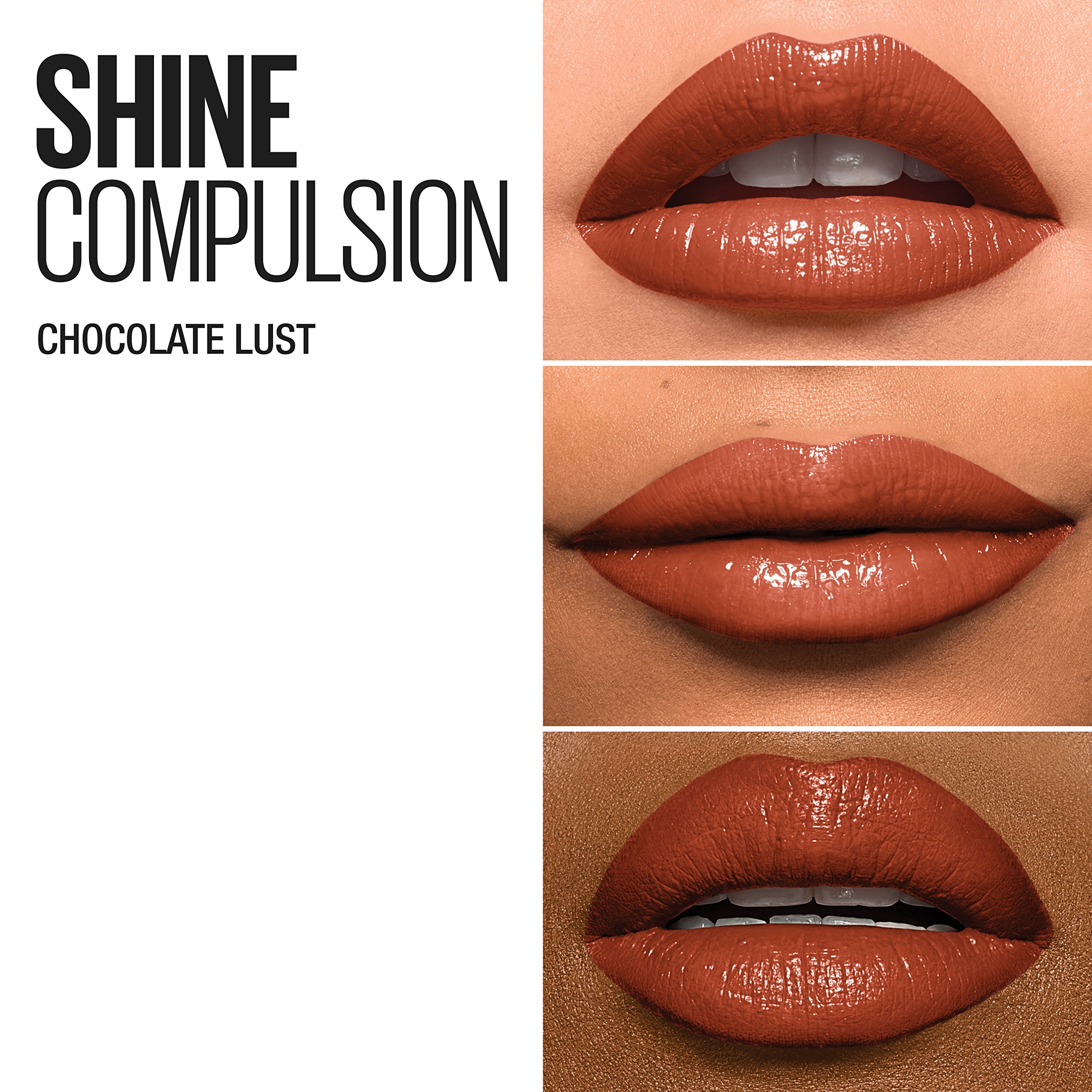 Foto 6 | Lápiz Labial Maybelline Color Sensational Shine Chocolate Lust - Venta Internacional.