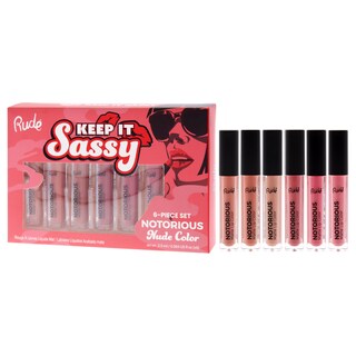 Foto 4 | Set De Maquillaje Rude Cosmetics Keep It Sassy Notorious Nude 6 Unidades - Venta Internacional.