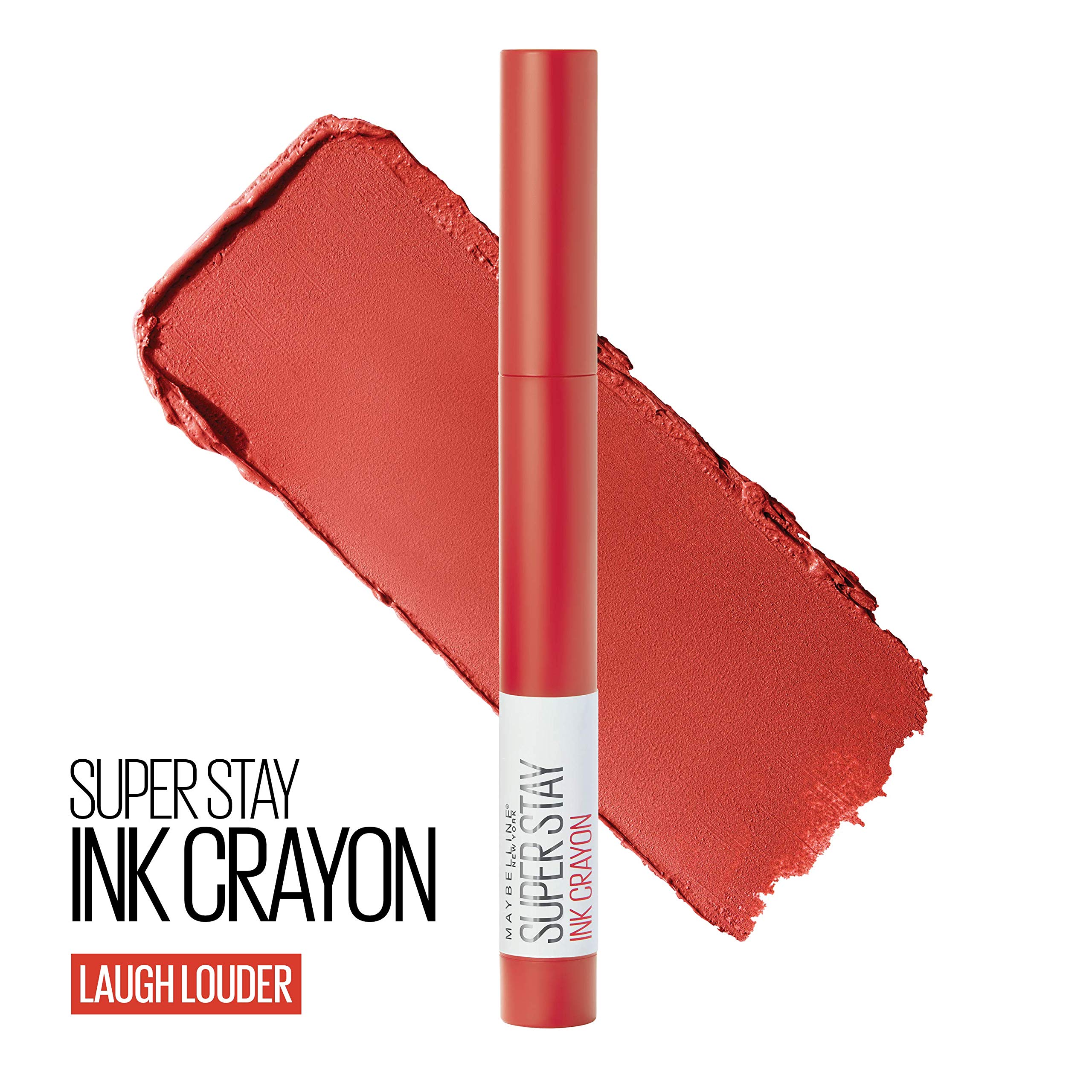 Foto 3 pulgar | Lápiz Labial Maybelline Superstay Ink Crayon Matte Laugh Louder - Venta Internacional.