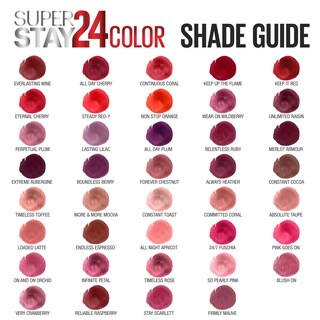 Foto 5 | Labial Líquido Maybelline New York Superstay 24 Committed Coral 041 - Venta Internacional.