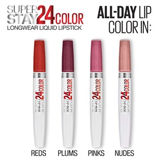 Foto 6 | Labial Líquido Maybelline New York Superstay 24 Committed Coral 041 - Venta Internacional.
