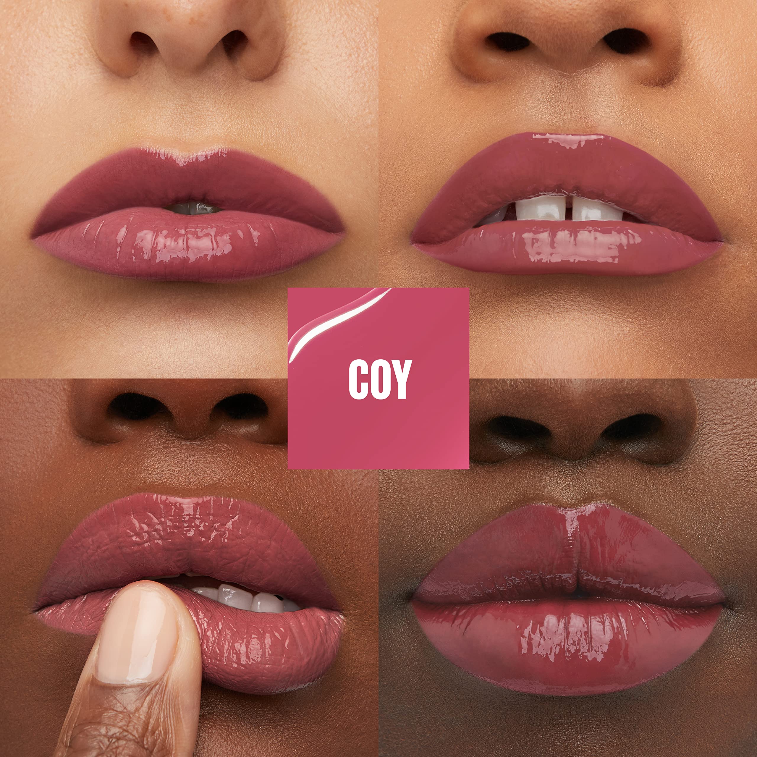 Foto 3 | Lápiz Labial Maybelline Super Stay Vinyl Ink Longwear Coy  4 Ml - Venta Internacional.