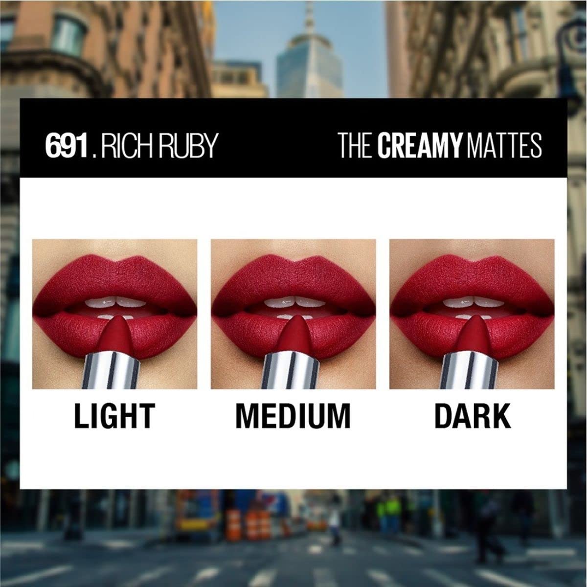 Foto 5 | Lápiz Labial Maybelline Color Sensational Matte Finish Nude - Venta Internacional.