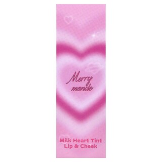 Foto 2 | Tinte Para Labios Y Mejillas Merrymonde Milk Heart 02 Strawberry Milk 5g - Venta Internacional.
