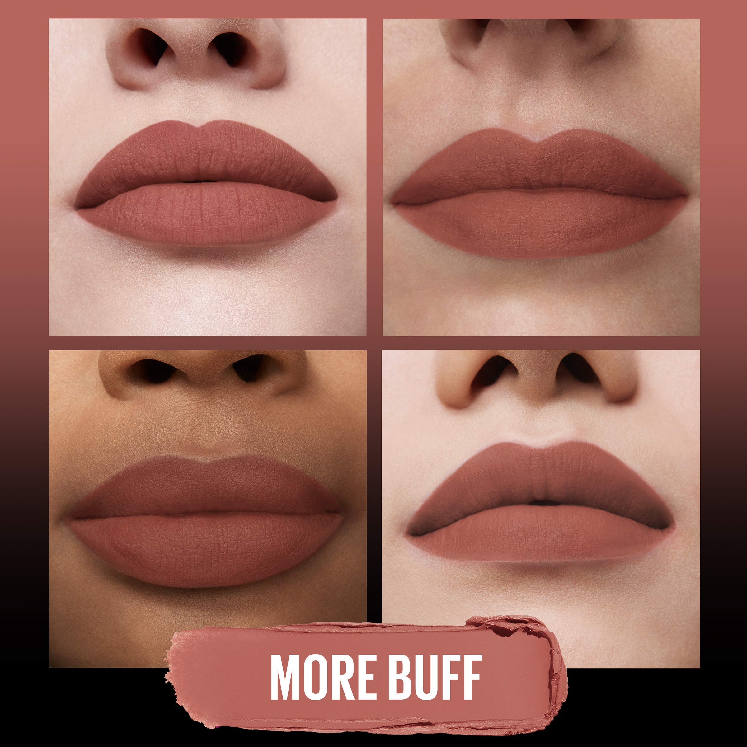 Foto 4 pulgar | Lápiz Labial Maybelline Color Sensational Ultimatte Matte More Buff - Venta Internacional.