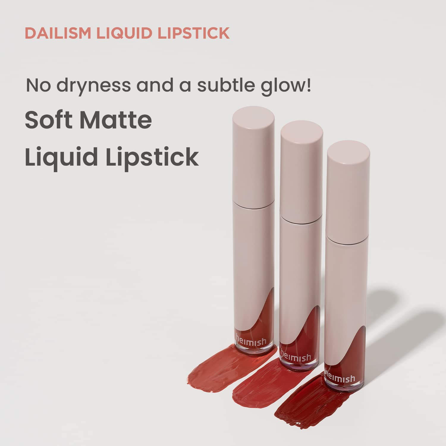 Foto 3 pulgar | Lápiz Labial Líquido Heimish Dailish Burning Rose  28 G  Crema Mate - Venta Internacional.