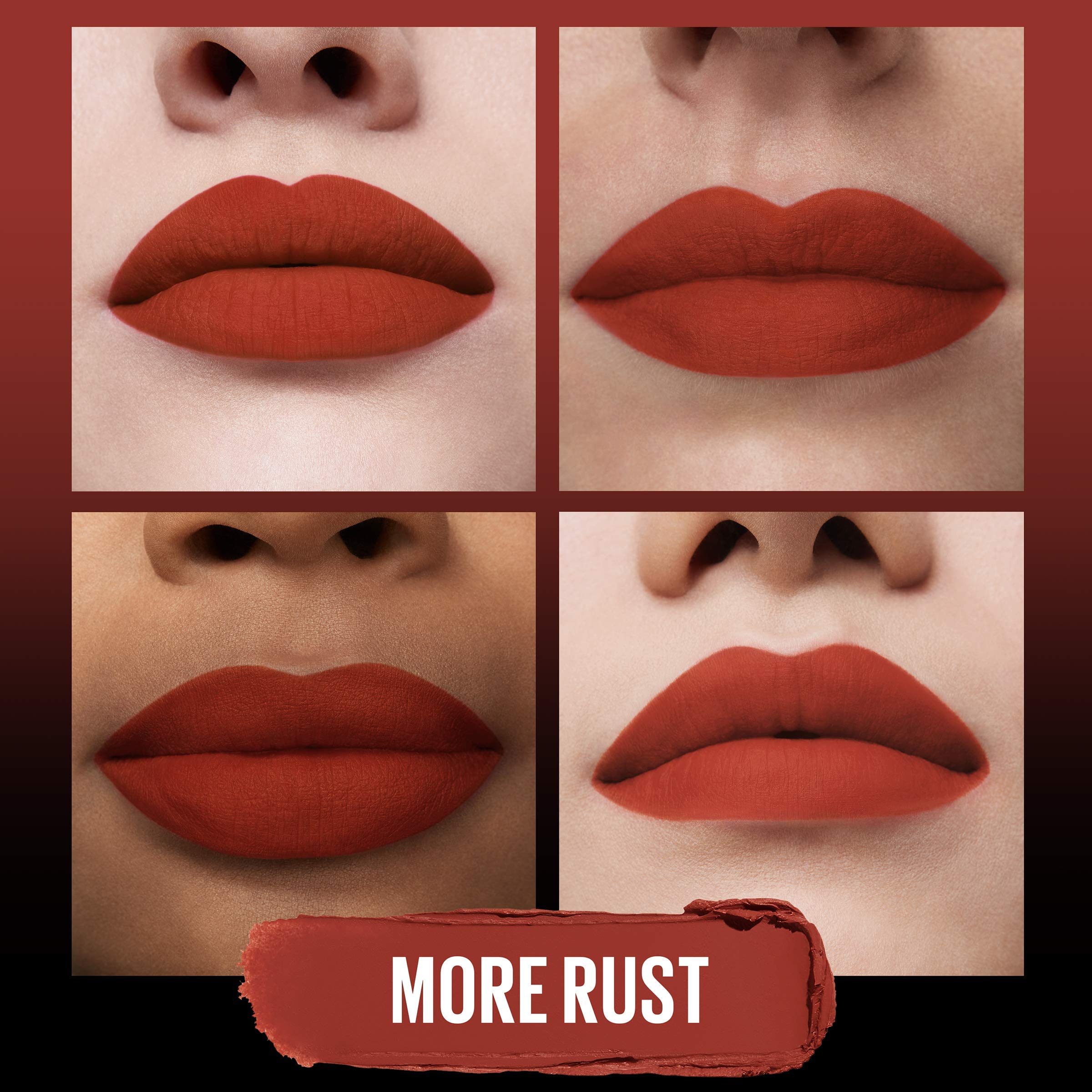 Foto 4 pulgar | Lápiz Labial Maybelline Color Sensational Ultimatte Rusty Red - Venta Internacional.