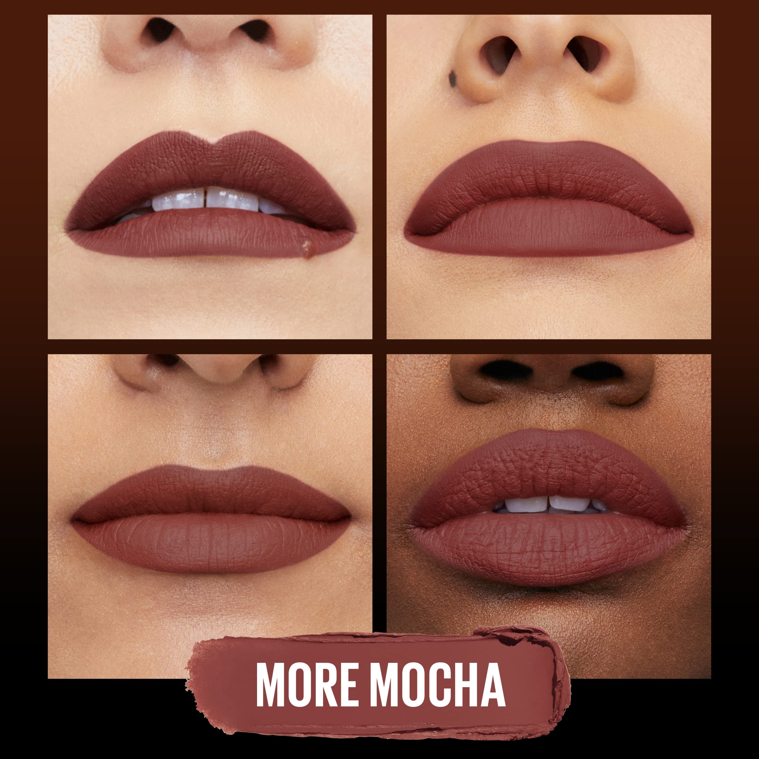 Foto 4 pulgar | Lápiz Labial Maybelline Color Sensational Ultimatte More Mocha - Venta Internacional.