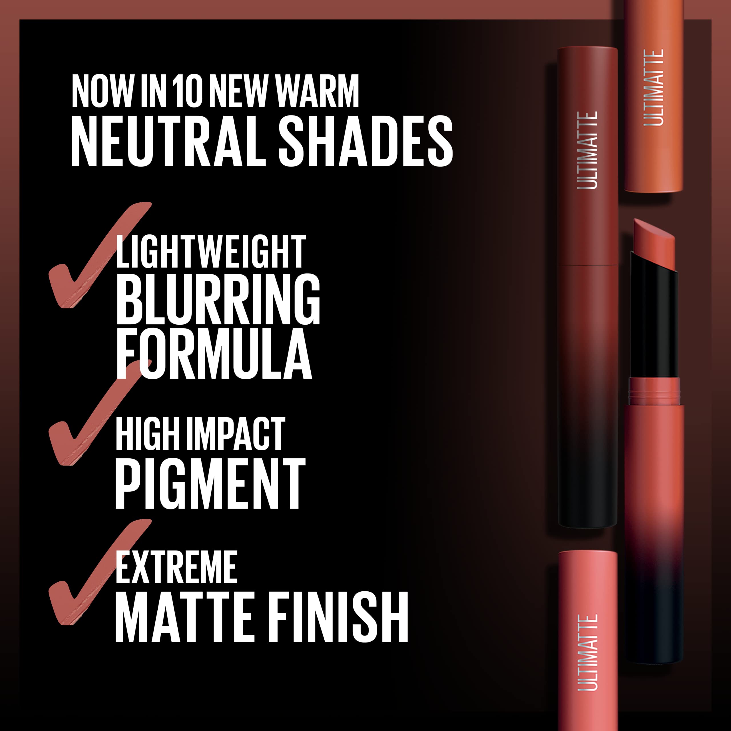 Foto 5 pulgar | Lápiz Labial Maybelline Color Sensational Ultimatte More Mocha - Venta Internacional.