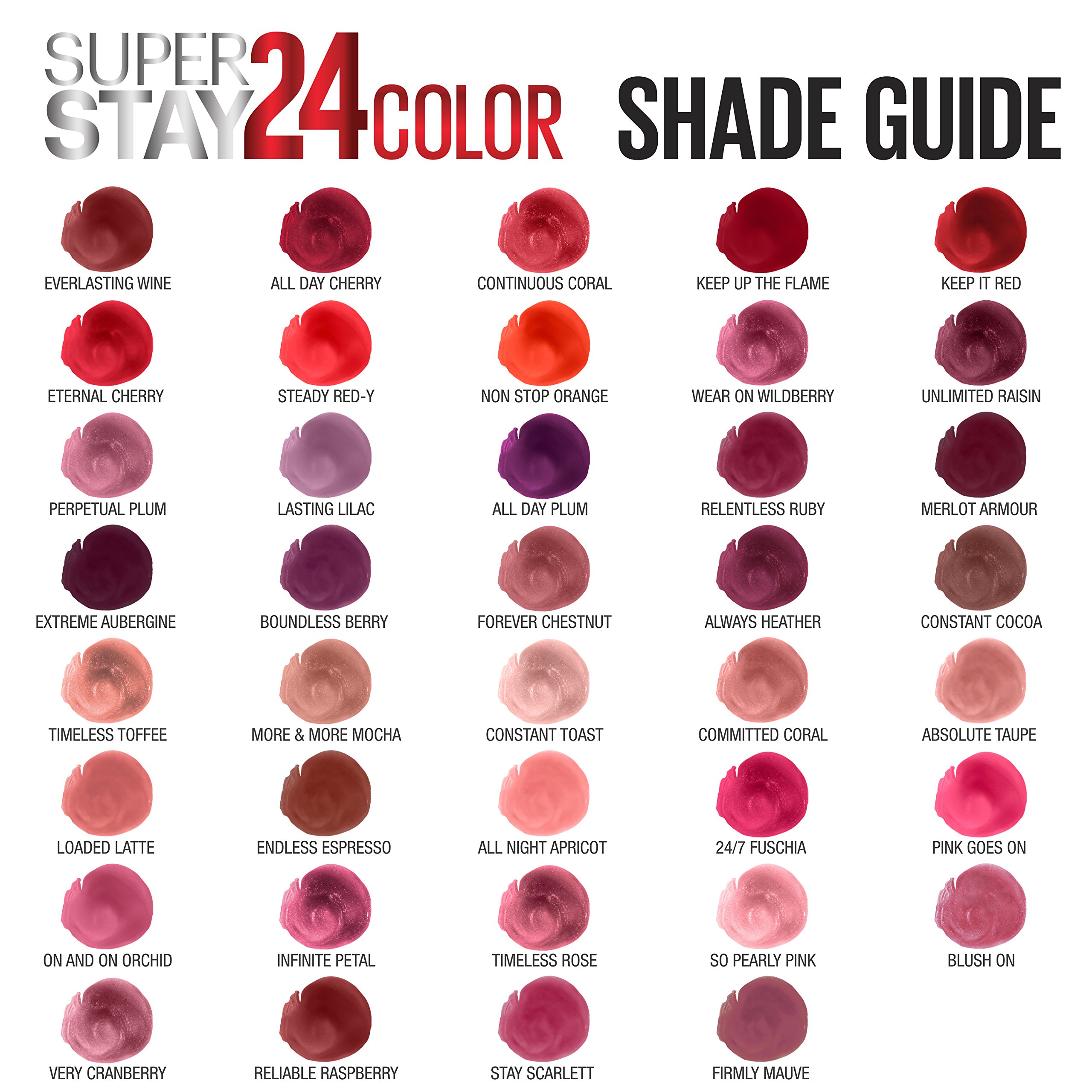 Foto 8 pulgar | Kit De Pintalabios Maybelline New York Superstay 24 Steady Red-y - Venta Internacional.