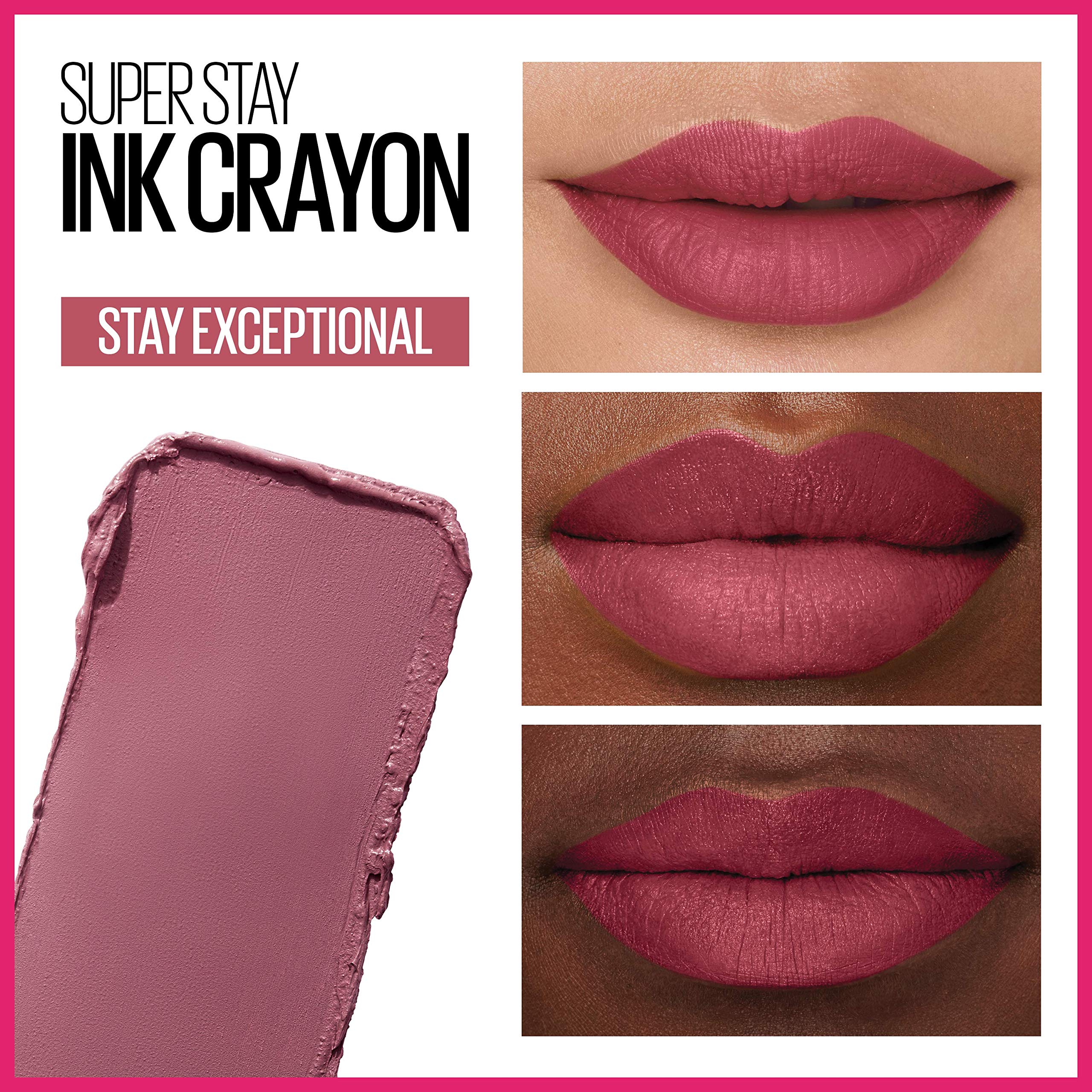 Foto 4 pulgar | Lápiz Labial Maybelline Super Stay Ink Crayon Precision Tip Purple - Venta Internacional.