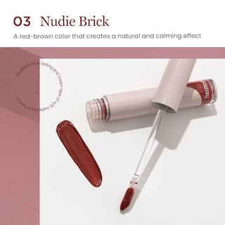 Foto 5 | Lápiz Labial Líquido Heimish Dailish 03 Nudie Brick 28 G Cream Matte - Venta Internacional.