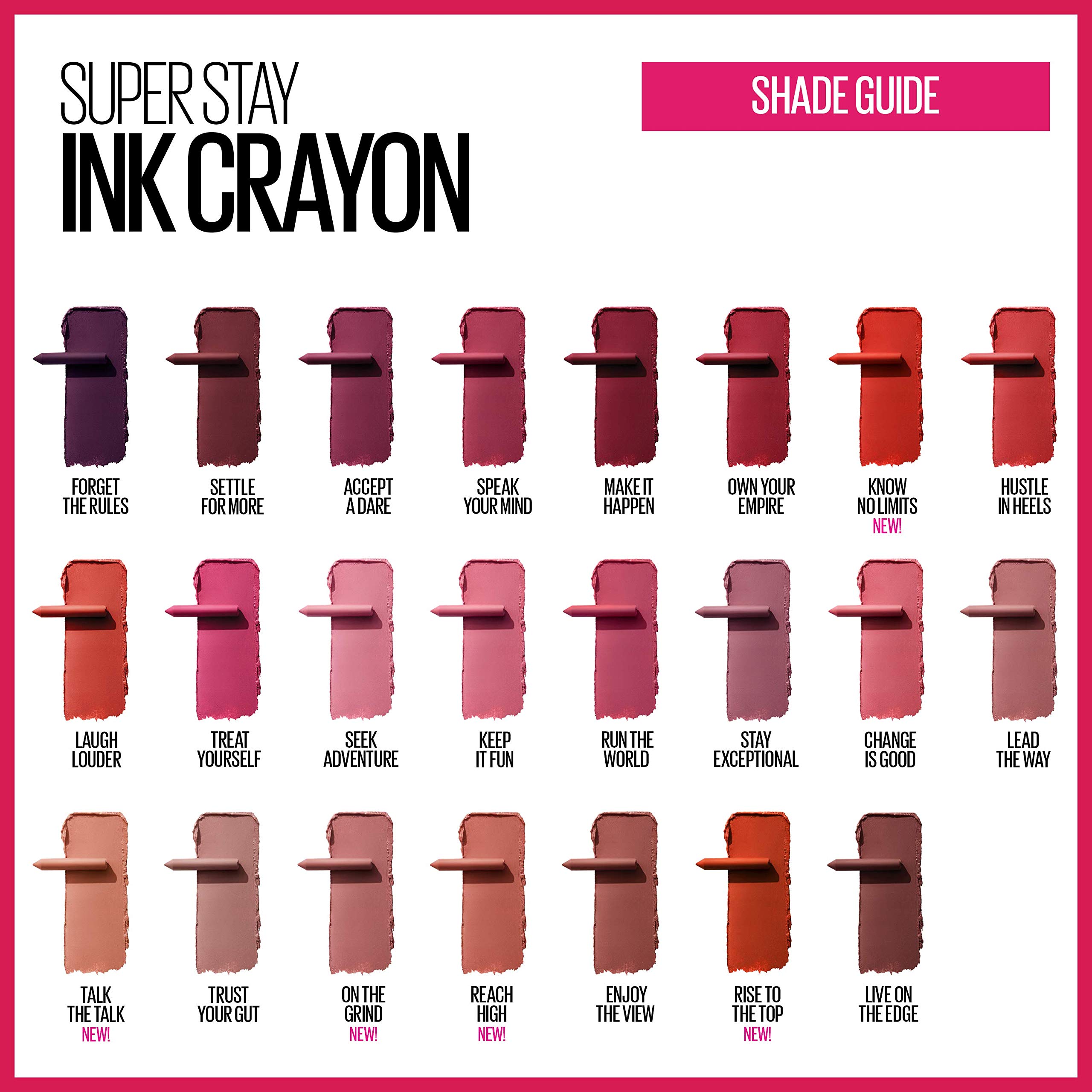 Foto 6 pulgar | Lápiz Labial Maybelline Superstay Ink Crayon Matte Longwear 1.2 Ml - Venta Internacional.